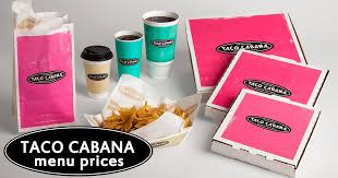 The new crispy fish tacos are available at participating taco cabana restaurants nationwide for a suggested price of $2.39. Latest Taco Cabana Menu Prices A Mexican Casual Restaurant