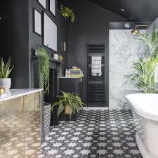 This is a good example of bathroom tile ideas for a tight budget Diy Bathroom Ideas On A Budget That Cost Under 50 Using Everything From Paint To Plants