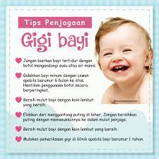 Gigi bayi mula menembusi gusi sekitar 6 bulan. Klinik Pergigian Dr Smile Perlu Ke Jaga Gigi Susu Ketika Masih Bayi Penjagaan Gigi Susu Anak Adalah Sangat Penting Kerana Gigi Susu Juga Berpotensi Untuk Mengalami Masalah Jika Tidak Dijaga