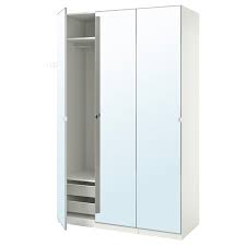 Pax wardrobes most closely resemble standard fitted wardrobes. Pax Vikedal Wardrobe Combination White Mirror Glass Ikea
