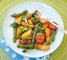 Susskartoffelsalat Mit Grunem Spargel Barlauchpesto Und Zitronenol Rezepte Gesunde Rezepte Vegetarisch Kochen