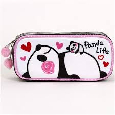 Cute Black White Plush Panda Bear Pencil Case Japan Cute Pencil Case Pencil Case Panda