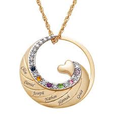 Birthstone Jewelry For Grandma Birthstone Necklace For Grandma 10 Personalized Necklaces With Grandkids Birthstones Star Charm Necklace Gold Diamond Wedding Band Star Necklace Gold