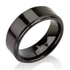Black Tungsten Wedding Bands Mens Wedding Bands Black Band Black Ring Shiny Band Black Tungsten Wedding Band Mens Wedding Bands Tungsten Mens Wedding Bands