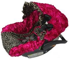 For My Future Diva Cheetah Hot Pink 3d Roses Infant Car Seat Cover By Ritzy Baby Baby Car Seats Baby Girl Car Seats Car Seat Girl