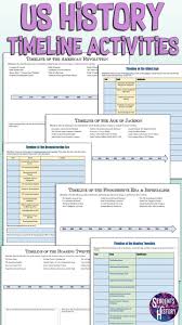 Timeline Activities For Us History In 2020 History Interactive Notebook Teaching Us History History Curriculum