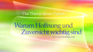 Ohne Hoffnung Gibt Es Kein Morgen