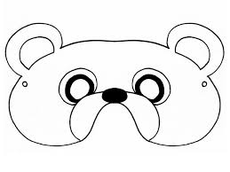 Maska Medvidek Jpg 700 525 Printable Coloring Masks Coloring Mask Bear Mask
