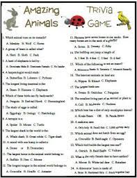 Amazing Animals Trivia Has Some Fun And Interesting Facts