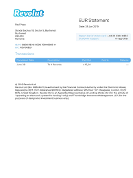 Jun 21, 2021 · revolut's chief executive said the digital bank expected to remain profitable despite falling enthusiasm for cryptocurrencies after buoyant markets helped offset the negative impact of the pandemic. Revolut Eur Statement To K Records