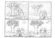The four seasons is a.pdf file that prints 4 nursery rhyme coloring pages that illustrate winter, spring, summer and fall. Seasons Esl Worksheet By Diana75
