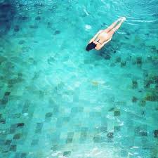 Slate Bottom Swimming Pool Bali Google Search Pool Tile Stone Pool Swimming Pool Tiles