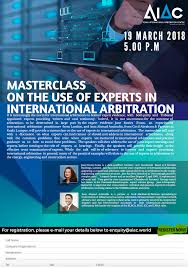 Cecil abraham & partners is committed to understanding client's unique challenges so that it may focus its. Aiac Masterclass On The Use Of Experts In International Arbitration