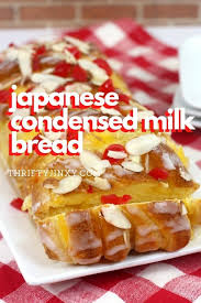 Japanese Condensed Milk Bread Recipe With Cherries And Almonds In 2020 Cherry Recipes Condensed Milk Bread Recipe Milk Bread Recipe