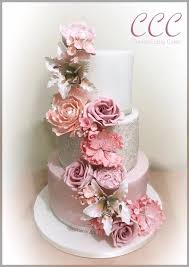 Romantic Floral Cascade Cake Wedding Cakes Perfect Wedding