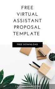 12 Days Of Mompreneur Freebies Free Proposal Template For Virtual Assistants Free Proposal Template Virtual Assistant Virtual Assistant Training