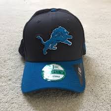 Men's new era white detroit lions iced 39thirty flex hat. Accessories Detroit Lions Baseball Cap Poshmark