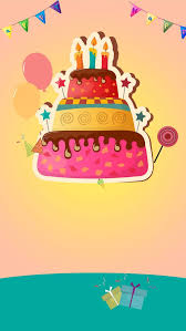 Cartoon Birthday Cake Pictures Free Cartoon Happy Birthday Cake Background Psd Layered H5 Background Factors Happy Birthday Cakes Birthday Cake Card Cake Background