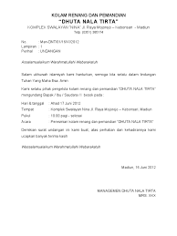 Surat undangan acara ulang tahun. Contoh Surat Undangan Peresmian Cabang Baru Contoh Surat