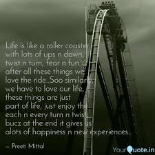 18 Life Is Like A Rollercoaster Quote Roller Coaster Quotes Roller Coaster Roller