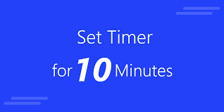 Set the timer for 10 minutes. Set Timer For 10 Minutes Presentation With Google Timer Widget