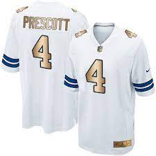 Nike Dallas Cowboys Youth 4 Dak Prescott Elite White Gold Road Nfl Jersey Dallas Cowboys Dallas Cowboys Jersey Official Nfl Football