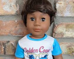OOAK Custom American Girl Boy Doll Rhys Strawberry Blonde Hair Blue Eyes  Light Skin Tone Classic Face Mold Logan