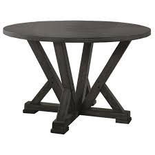 Reclaimed distressed round dining table. Best Master Solid Wood Round Dining Table In Antique Rustic Gray Annaagt