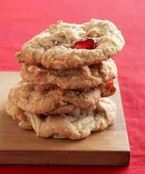 The holiday cookie tray without all the guilt. Paula Deen S White Chocolate Cherry Chunkies Cookie Recipe Paula Deen Recipes
