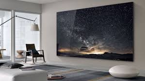 Imagine Having A Tv In Your Home So Big That It Practically Takes Up The Entire Wall It S Now Possible Thanks To Samsu Big Tv Wall Big Screen Tv Tv In