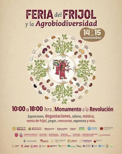 La primera edición de la Feria del Frijol y la Agrobiodiversidad llega al  Monumento a la Revolución este 14 y 15 de noviembre! 🫘✨ Disfruta de una  experiencia llena de sabor, tradición