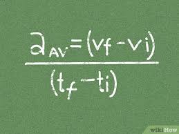 How To Find Average Acceleration 10 Steps With Pictures