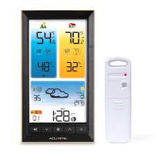 You can also add up to two indoor or outdoor temperature and humidity sensors (sold. Digital Color Weather Station