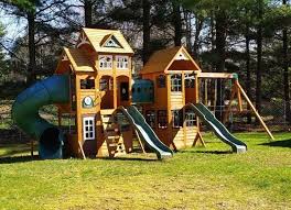 Kidkraft Paramount Wooden Playset Sam S Club 1000 Backyard Play Equipment Wooden Playset Backyard Play