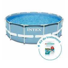 Pack Piscine Tubulaire Ronde Intex Prism Frame 3 66 X 0 76 M Traitement Pour Piscines 10 M Achat Vente Piscine Pack Piscine Tubulaire Ronde Cdiscount