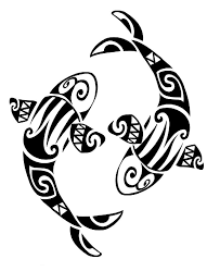 Pisces star constellation tattoo ideas for the wrist. Tatuaje De Peces Polynesian Tattoo Designs Pisces Tattoos Polynesian Tattoos Women