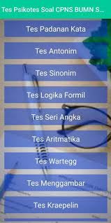 Soal soal psikotes terbaru pdf contoh soal psikotes dan jawabannya tes psikologi atau yang sering kita. Tes Psikotes Soal Cpns Bumn Swasta For Android Apk Download