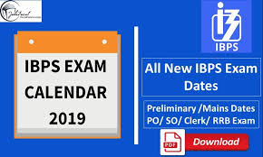 Pin On Ibps Exam Calendar 2019