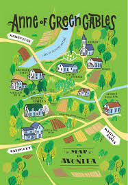 Character maps are a helpful tool for students to use as they're reading, although they can also be used after completing a book. Avonlea Map Anne Of Green Gables Green Gables Anne Shirley