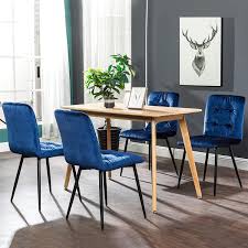 Our wood dining chairs are both beautiful and expertly crafted, making them an easy piece to transition from room to room. Ivinta Mid Century Accent Chair Velvet Dining Room Chairs Set Of 2 Overstock 32148825