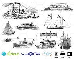 Download Vintage Ship Svg File Vintage Boat Svg Retro Boat Ship Svg Etsy Vintage Boats Svg Whole Image