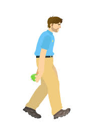 Walk Cycles On Behance Gambar Bergerak Kartun Gambar