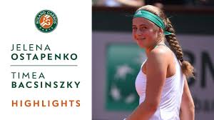 Timea bacsinszky was born in lausanne, switzerland on june 8, 1989. Jelena Ostapenko V Timea Bacsinszky Highlights Women S Semi Final 2017 Roland Garros Youtube