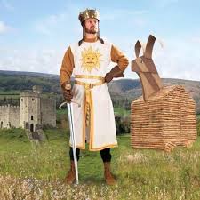 Monty Python Holy Grail King Arthur Costume W Belt Faux Chain Mail King Arthur Costume Arthur Costume Monty Python