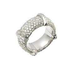 18k Expanding Gold Ring With Diamond 2 77ct Abracadabra 4 Xl Pave Luxury Diamond Rings Luxury Diamonds Luxury Diamond Jewelry