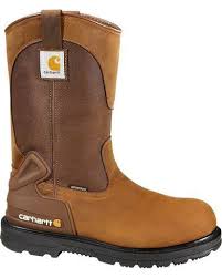 Carhartt Waterproof Wellington Pull On Work Boots Steel Toe Bison Carhartt Boots Pull On Work Boots Steel Toe Cowboy Boots