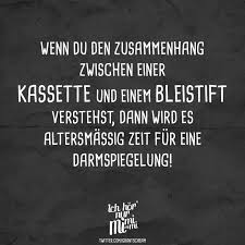 Kassette & bleistift updated their status. Wenn Du Den Zusammenhang Zwischen Einer Kassette Und Einem Bleistift Verstehst Dann Wird Es Altersmassig Zeit Fur Eine Darmspiegelung Visual Statements Darmspiegelung Spruche Sarkasmus Humor