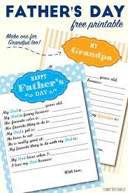 Download Free Printable Fathers Day Gift For Dad Grandpa Sunny Day Family