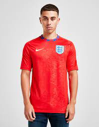 An england fanatic in nizhny novgorod celebrates after their match against panama. Red Nike England Pre Match Shirt Jd Sports