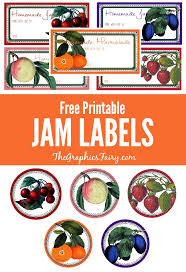 It remains only to stick them on your pots (with polymer clay for example). Free Printable Jam Labels The Graphics Fairy